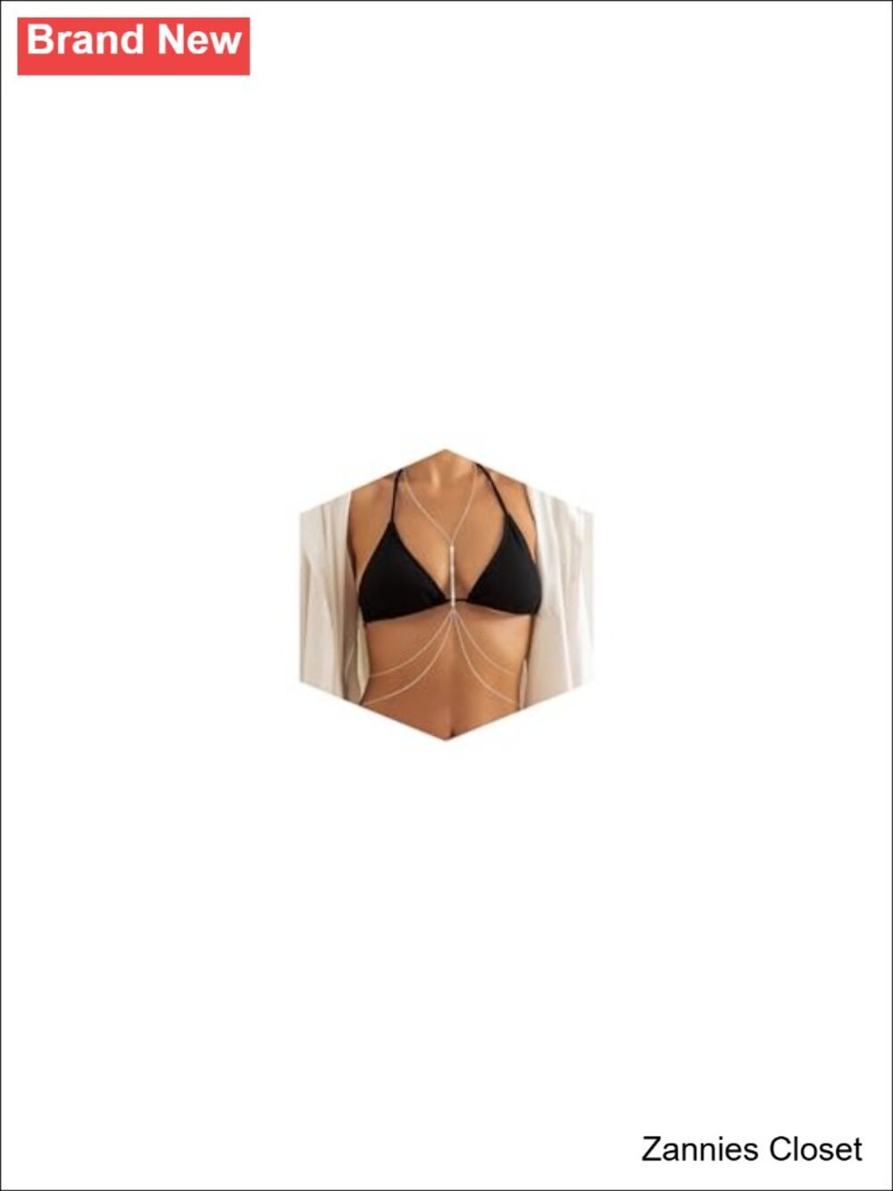 ✨ Fesciory 14k Gold Plated Layered Body Chain Waist Jewelry for Women Bikini
